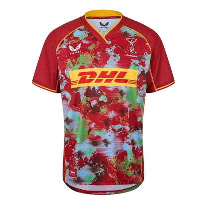 Red - Front - Harlequins FC Mens Big Game 24-25 Rugby Jersey