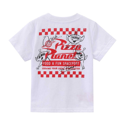 White-Multicoloured - Back - Toy Story Childrens-Kids Pizza Planet T-Shirt