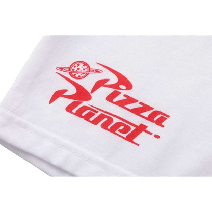 White-Multicoloured - Side - Toy Story Childrens-Kids Pizza Planet T-Shirt