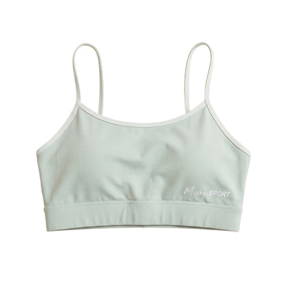 Green - Front - Missy Empire Womens-Ladies Colour Block Sports Bra