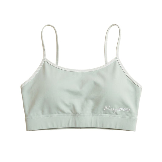 Green - Front - Missy Empire Womens-Ladies Colour Block Sports Bra