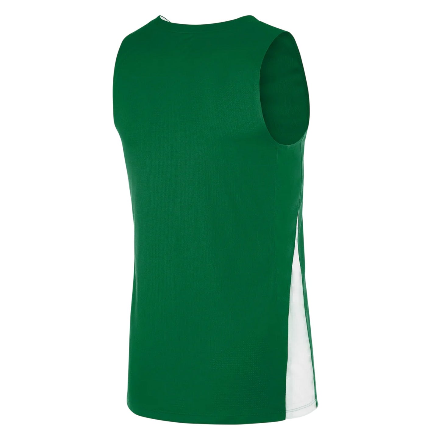 Pine Green-White - Back - Nike Womens-Ladies Contrast Panel Sleeveless Jersey