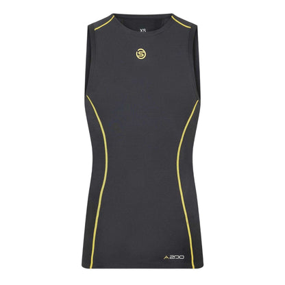 Black - Front - Skins Mens A200 Contrast Vest Top