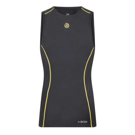 Black - Front - Skins Mens A200 Contrast Vest Top