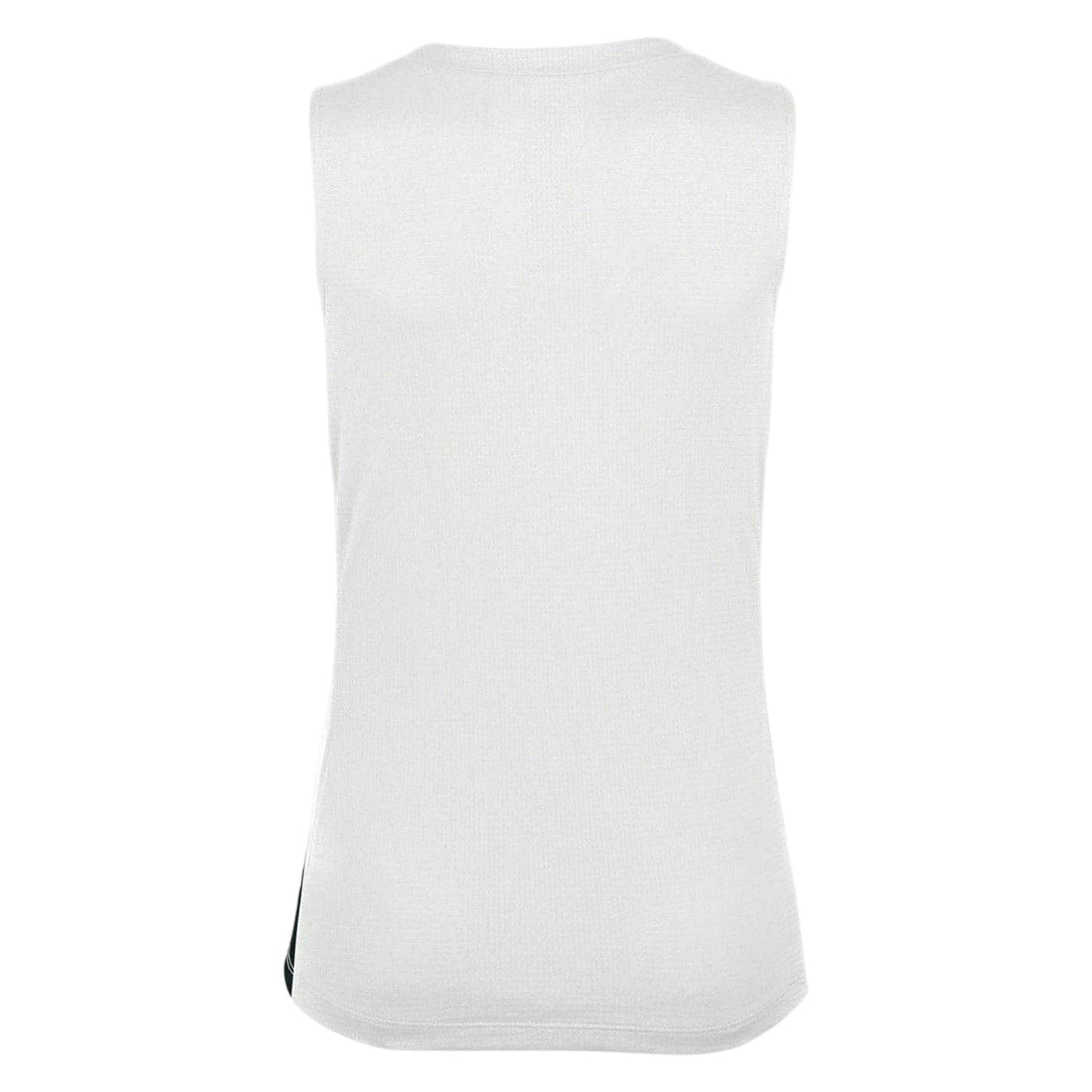 White-Black - Back - Nike Womens-Ladies Team Swoosh Sleeveless Jersey