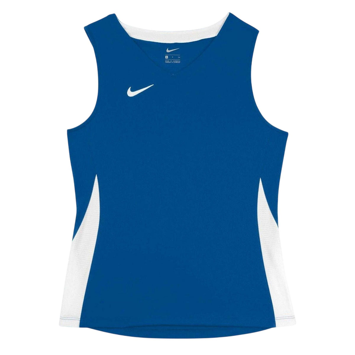 Blue-White - Front - Nike Womens-Ladies Team Swoosh Sleeveless Jersey