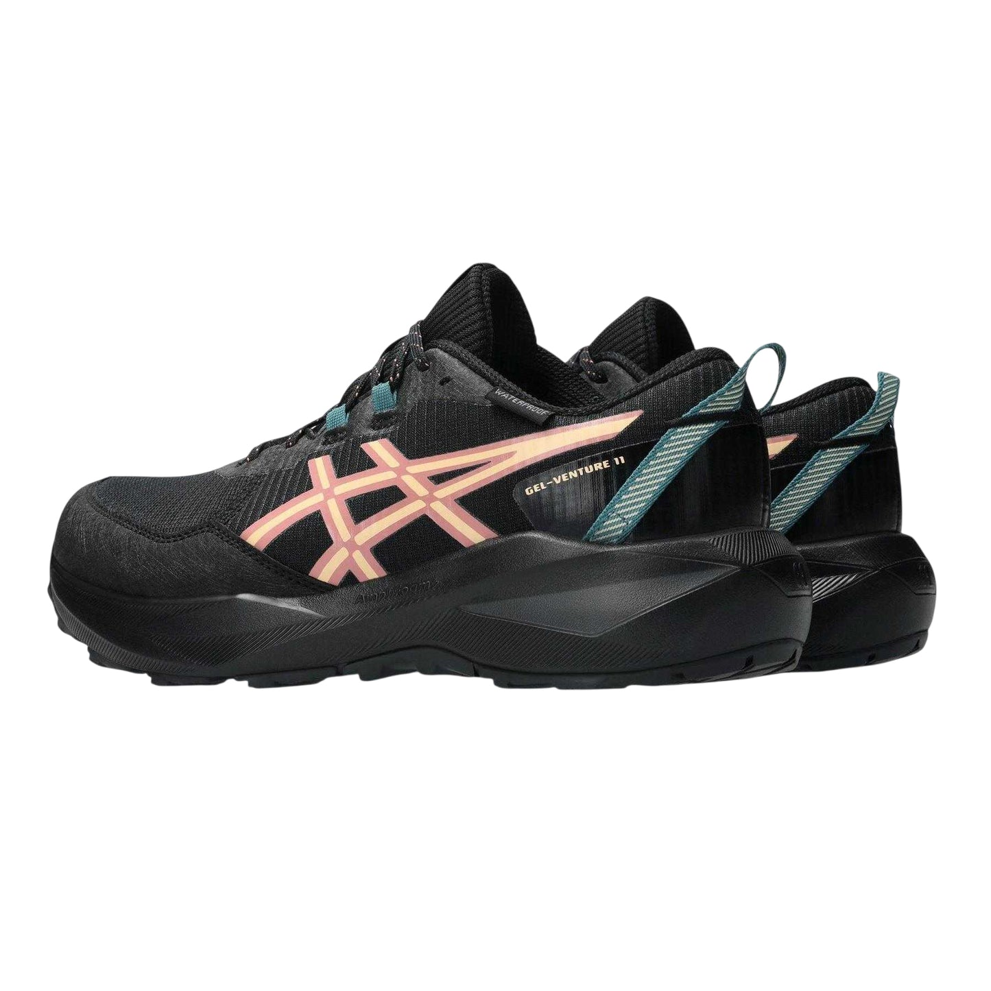 Black-Pink - Back - Asics Womens-Ladies Gel Venture 11 Trainers