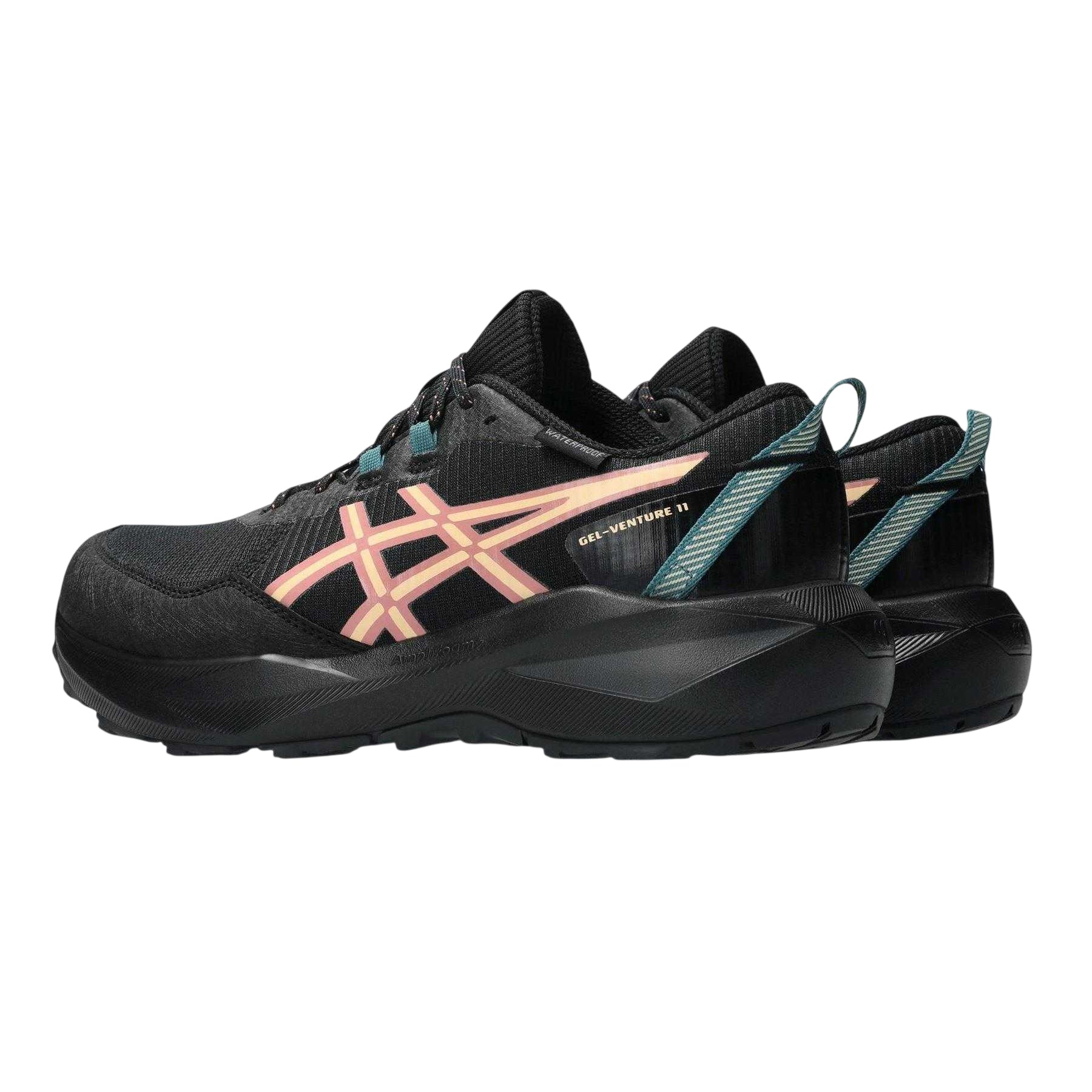 Black-Pink - Back - Asics Womens-Ladies Gel Venture 11 Trainers
