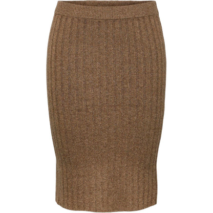 Fossil - Front - Pieces Womens-Ladies Cava Ribbed Pencil Skirt