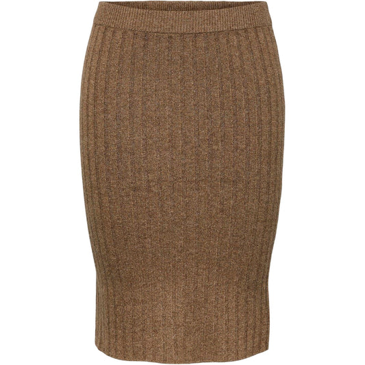 Fossil - Front - Pieces Womens-Ladies Cava Ribbed Pencil Skirt