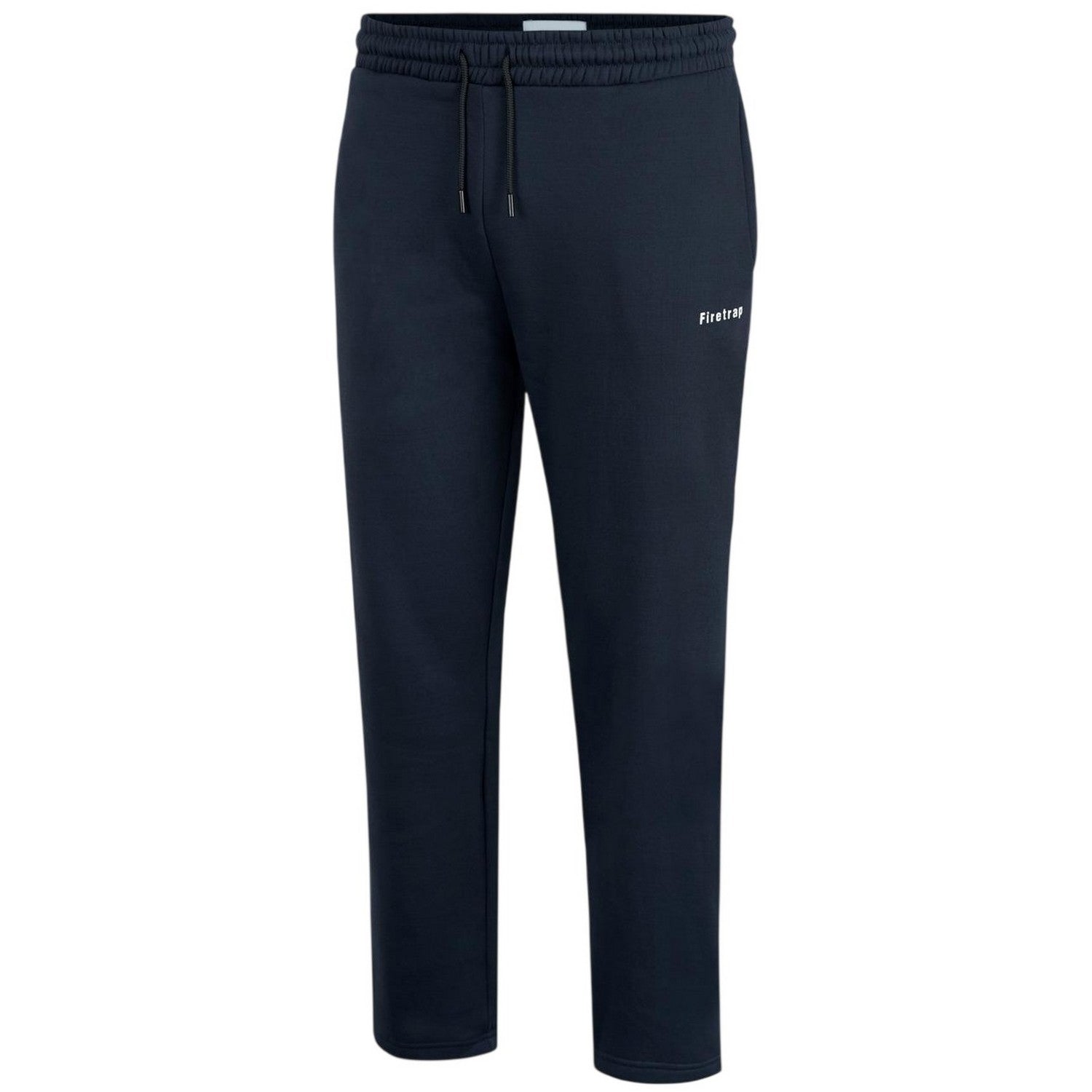 Black - Side - Firetrap Mens Fleece Joggers