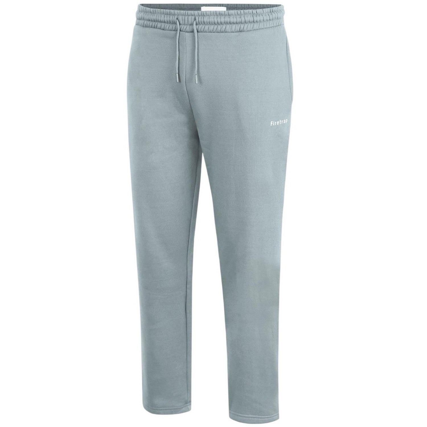 Light Grey - Side - Firetrap Mens Fleece Joggers