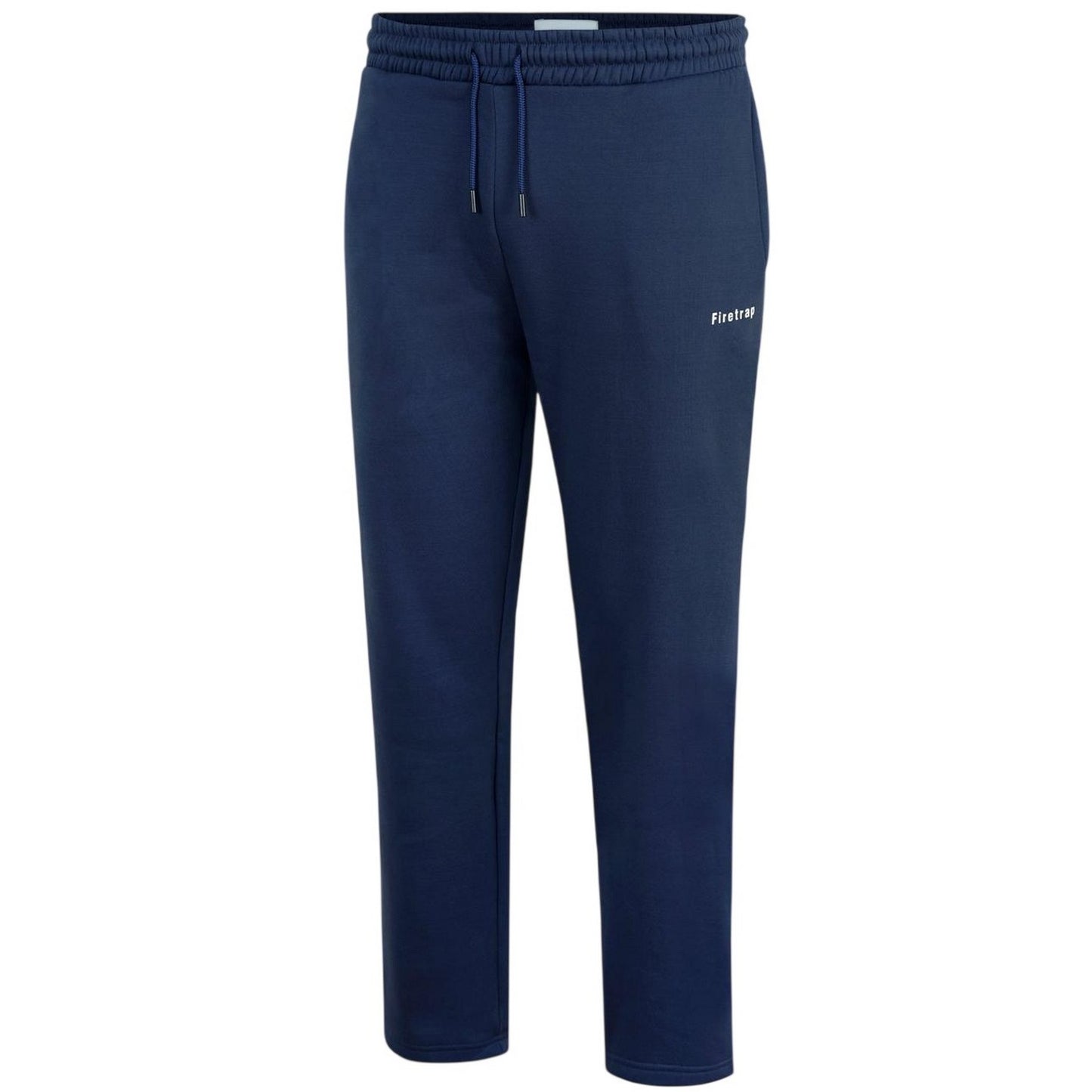 Navy - Side - Firetrap Mens Fleece Joggers