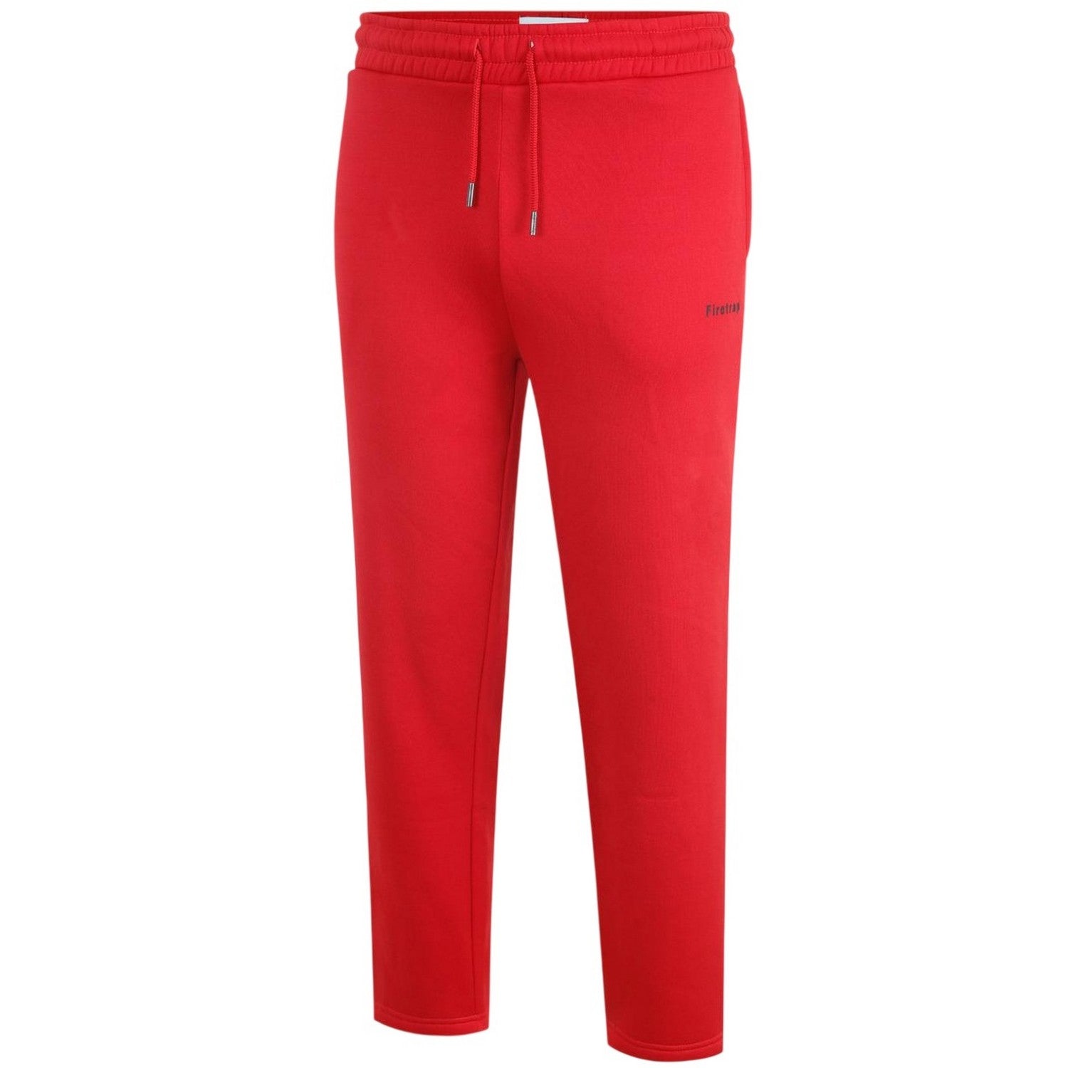 Red - Side - Firetrap Mens Fleece Joggers