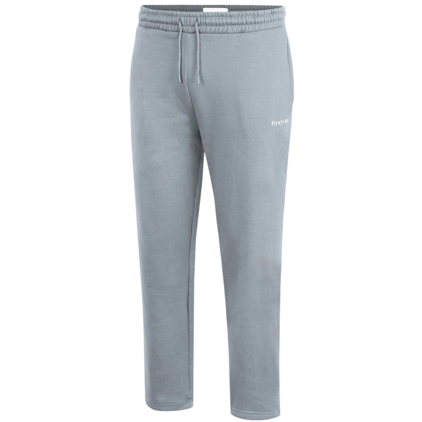 Seal Grey - Side - Firetrap Mens Fleece Joggers