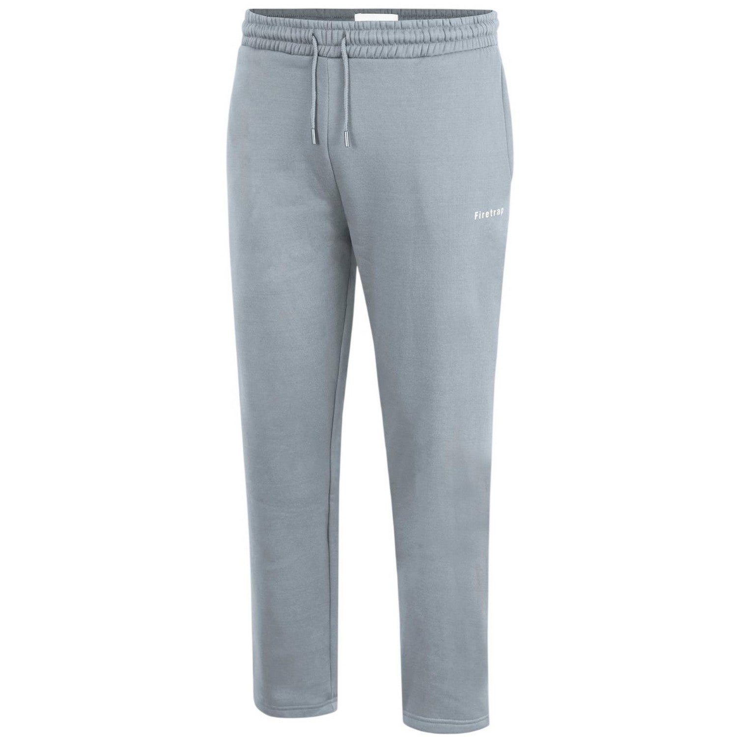 Seal Grey - Side - Firetrap Mens Fleece Joggers