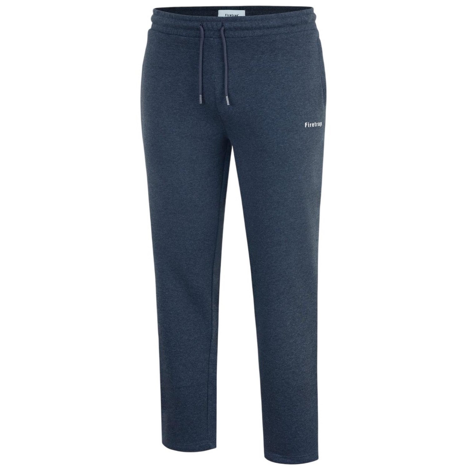 Charcoal - Side - Firetrap Mens Fleece Joggers