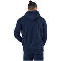 Inkwell - Back - Adidas Mens Essentials 3 Stripes Fleece Full Zip Hoodie