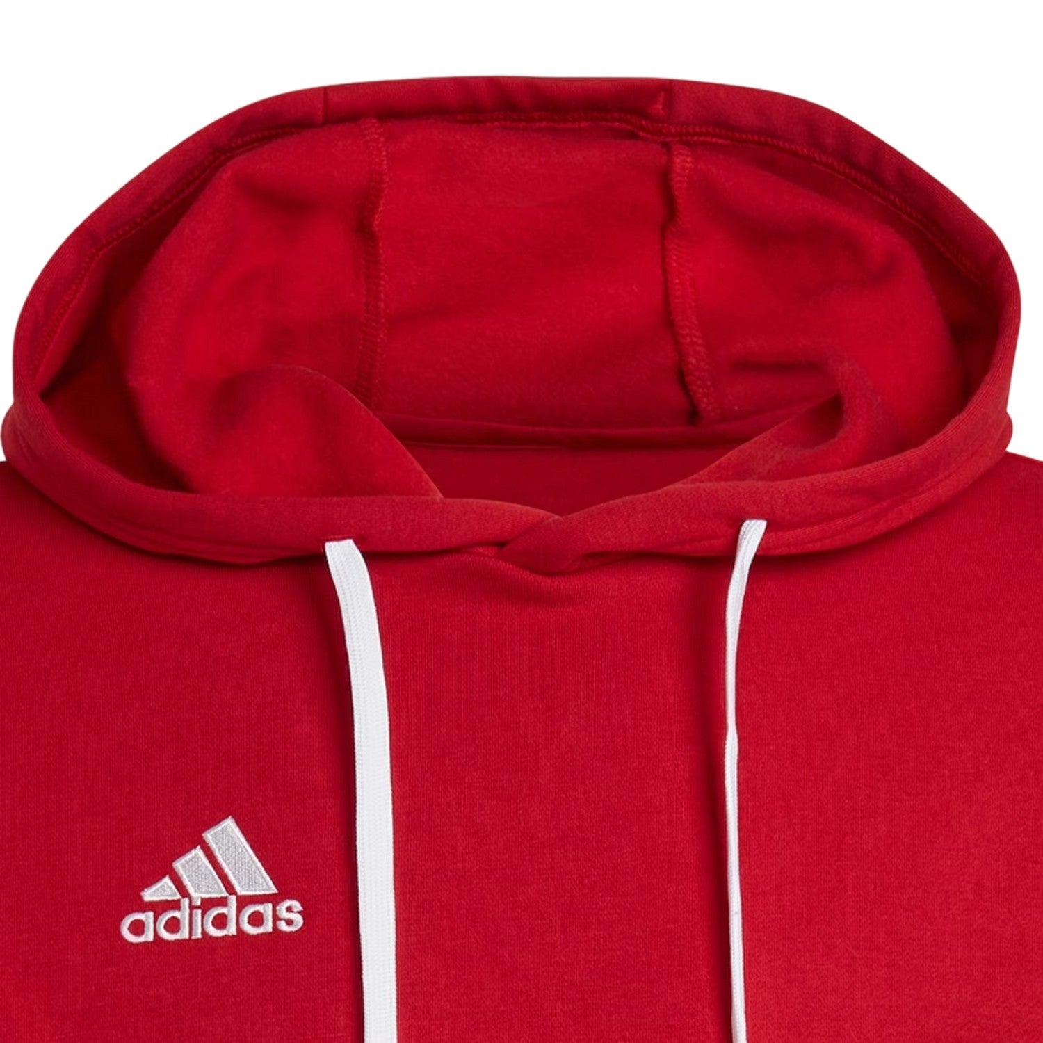Team Power Red - Side - Adidas Mens Entrada 22 Hoodie