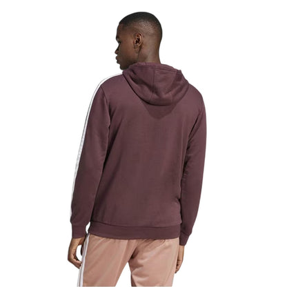 Ruby Red - Back - Adidas Mens Collegiate Hoodie