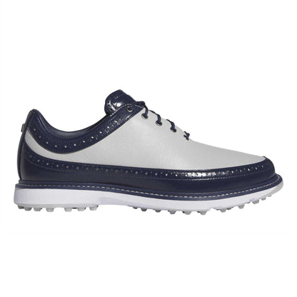 Grey - Lifestyle - Adidas Mens MC80 Leather Wing Tip Flat Spikeless Golf Shoes