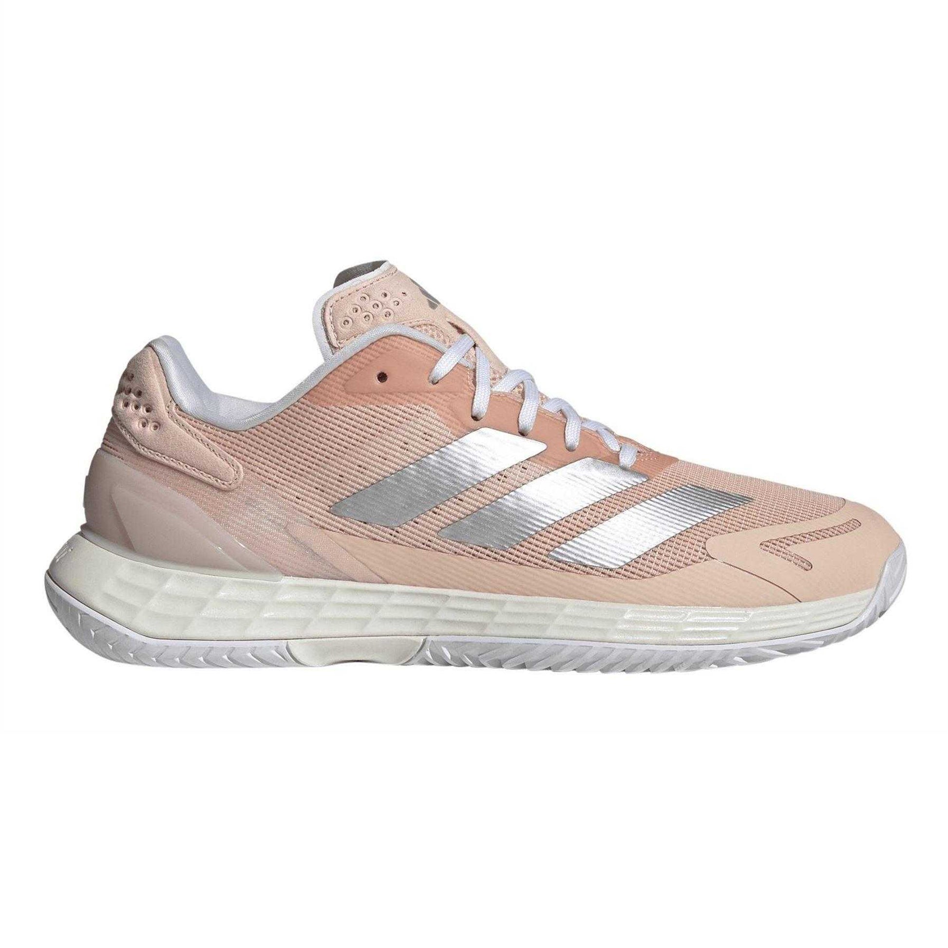 Pink - Lifestyle - Adidas Womens-Ladies Defiant Speed 2 3 Stripes Tennis Shoes