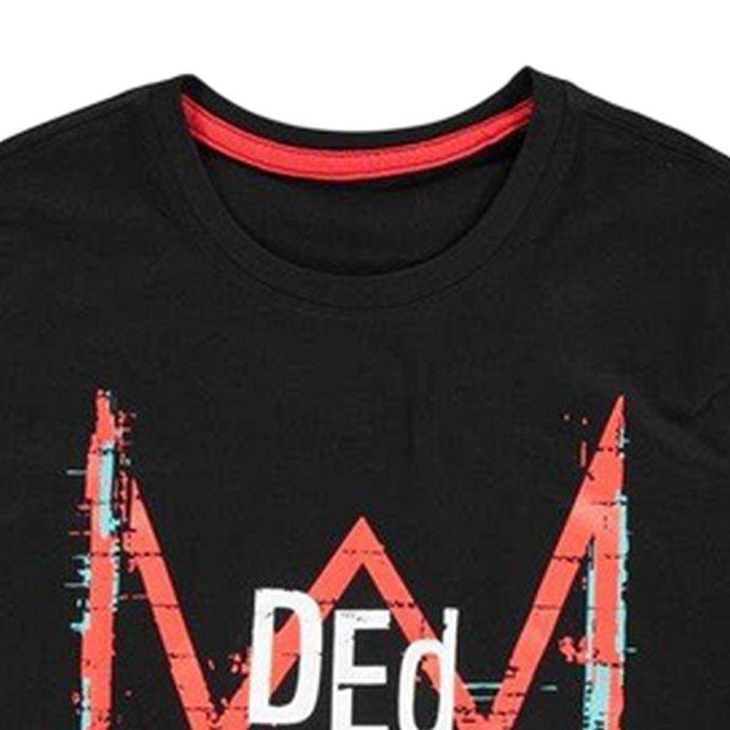 Black - Side - Watch Dogs Legion Mens Logo T-Shirt