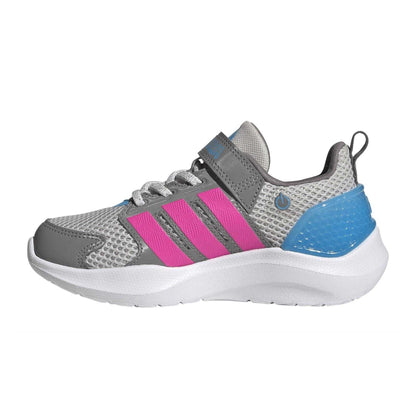 Lavender Purple - Side - Adidas Childrens-Kids Lightorama LED Flashing Lights Flat Trainers