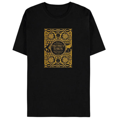 Black - Front - Fantastic Beasts And Where To Find Them Unisex Adult Crew Neck Short-Sleeved T-Shirt
