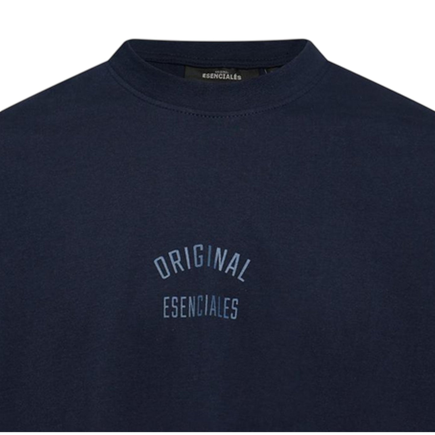 Navy - Side - Luke Mens Original Cotton T-Shirt