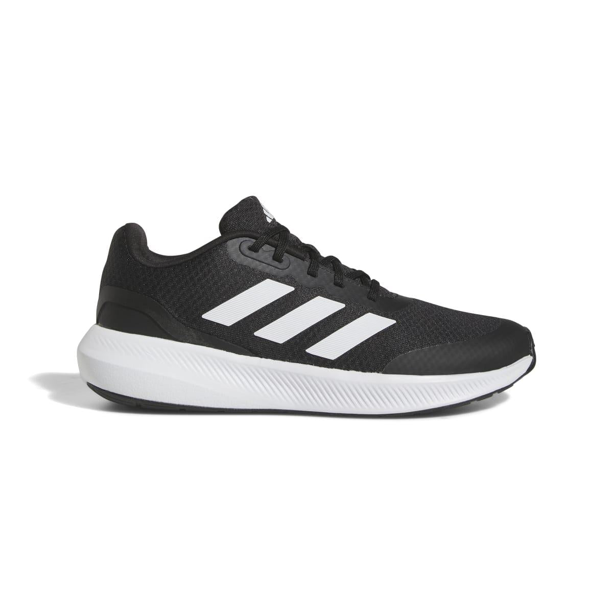 Black - Front - Adidas Childrens-Kids Runfalcon 3.0 Lace Up Trainers