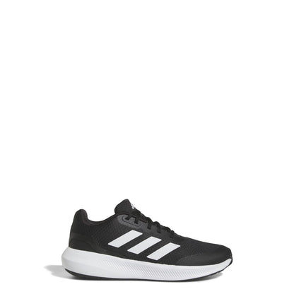 Black - Back - Adidas Childrens-Kids Runfalcon 3.0 Lace Up Trainers