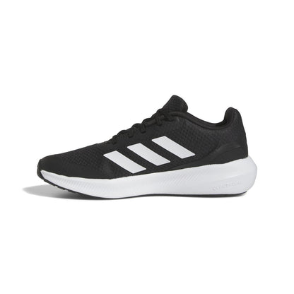 Black - Pack Shot - Adidas Childrens-Kids Runfalcon 3.0 Lace Up Trainers