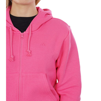 Pink - Side - Adidas Womens-Ladies All SZN Full Zip Hoodie