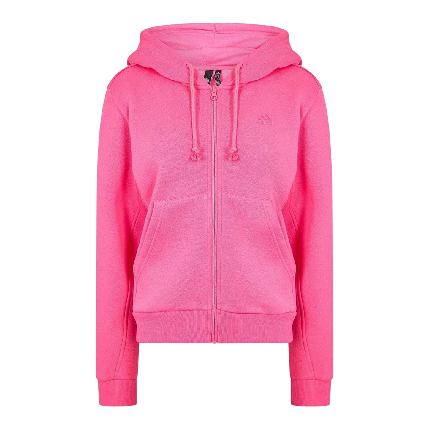 Pink - Front - Adidas Womens-Ladies All SZN Full Zip Hoodie
