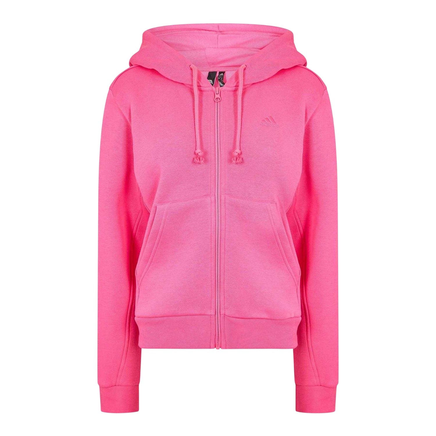 Pink - Front - Adidas Womens-Ladies All SZN Full Zip Hoodie