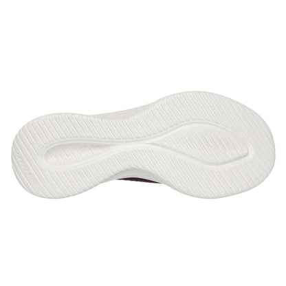 Wine - Lifestyle - Skechers Womens-Ladies Ultra Flex 3.0 Slip-on Trainers