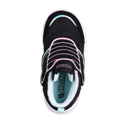 Black - Lifestyle - Skechers Childrens-Kids Comfyflex2 Angel Wing Trainers