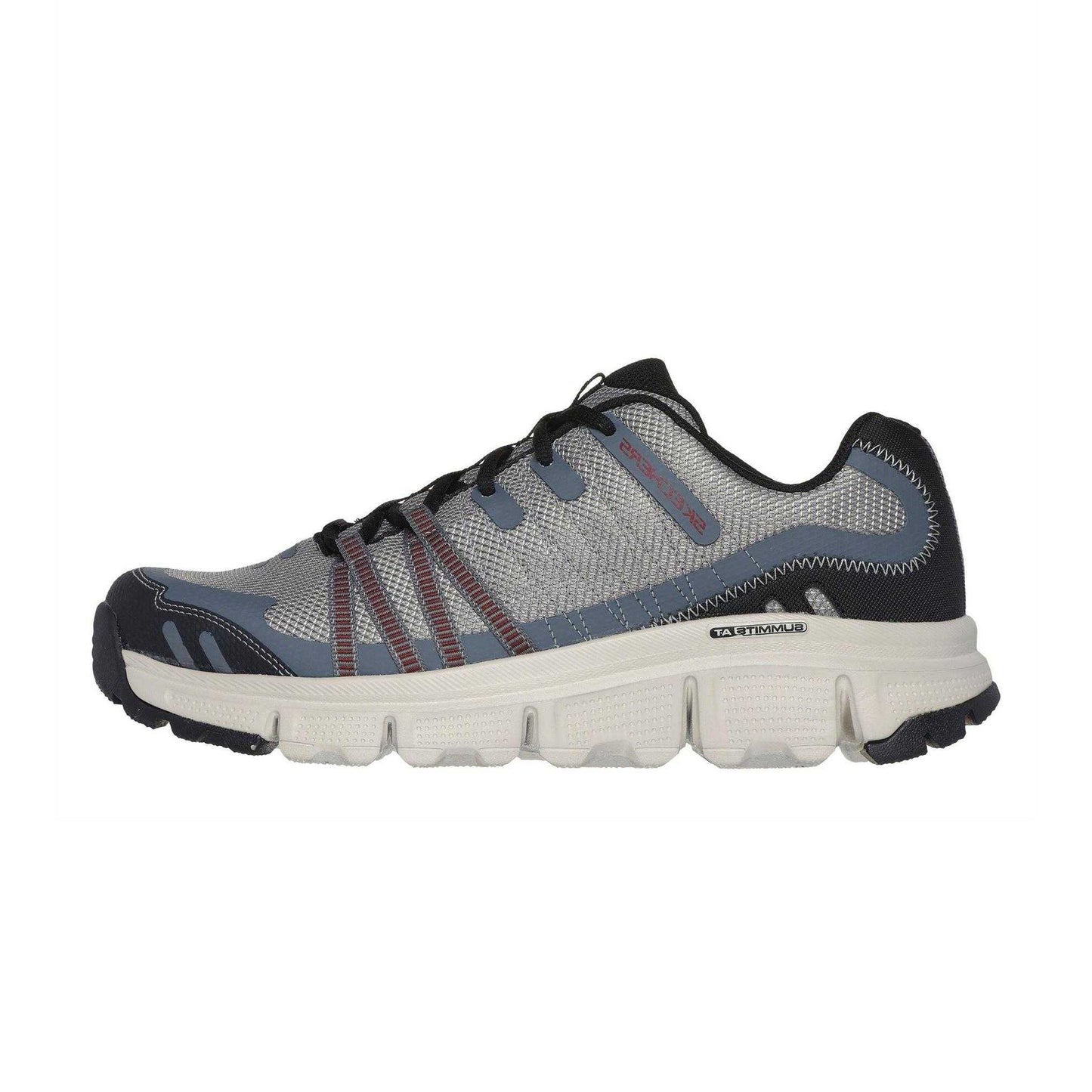 Grey - Back - Skechers Mens Summits AT Low Cut Trainers