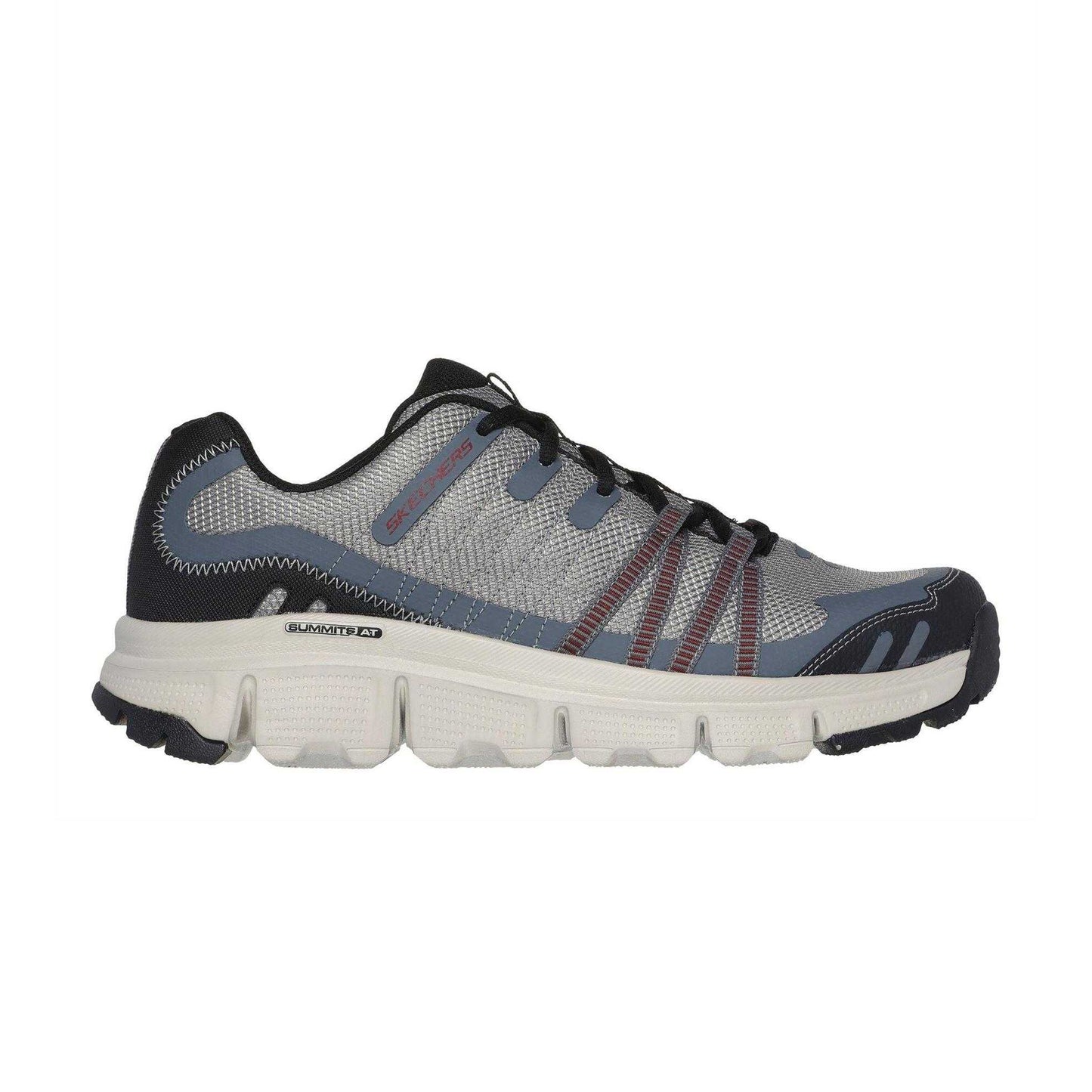 Grey - Side - Skechers Mens Summits AT Low Cut Trainers