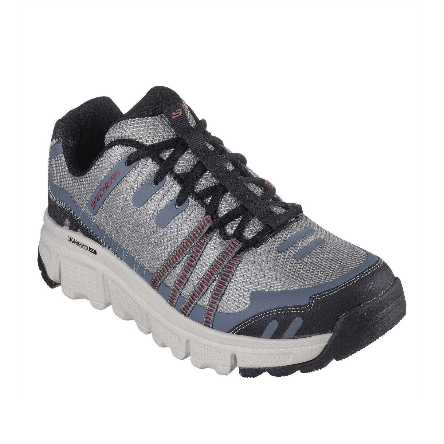 Grey - Front - Skechers Mens Summits AT Low Cut Trainers