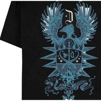 Black - Side - Fantastic Beasts Unisex Adult Printed T-Shirt