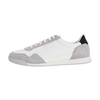 White - Back - Boss Mens Titanium SL Suede Trainers