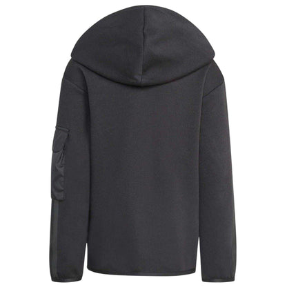 Black - Back - Adidas Childrens-Kids Utility Hoodie