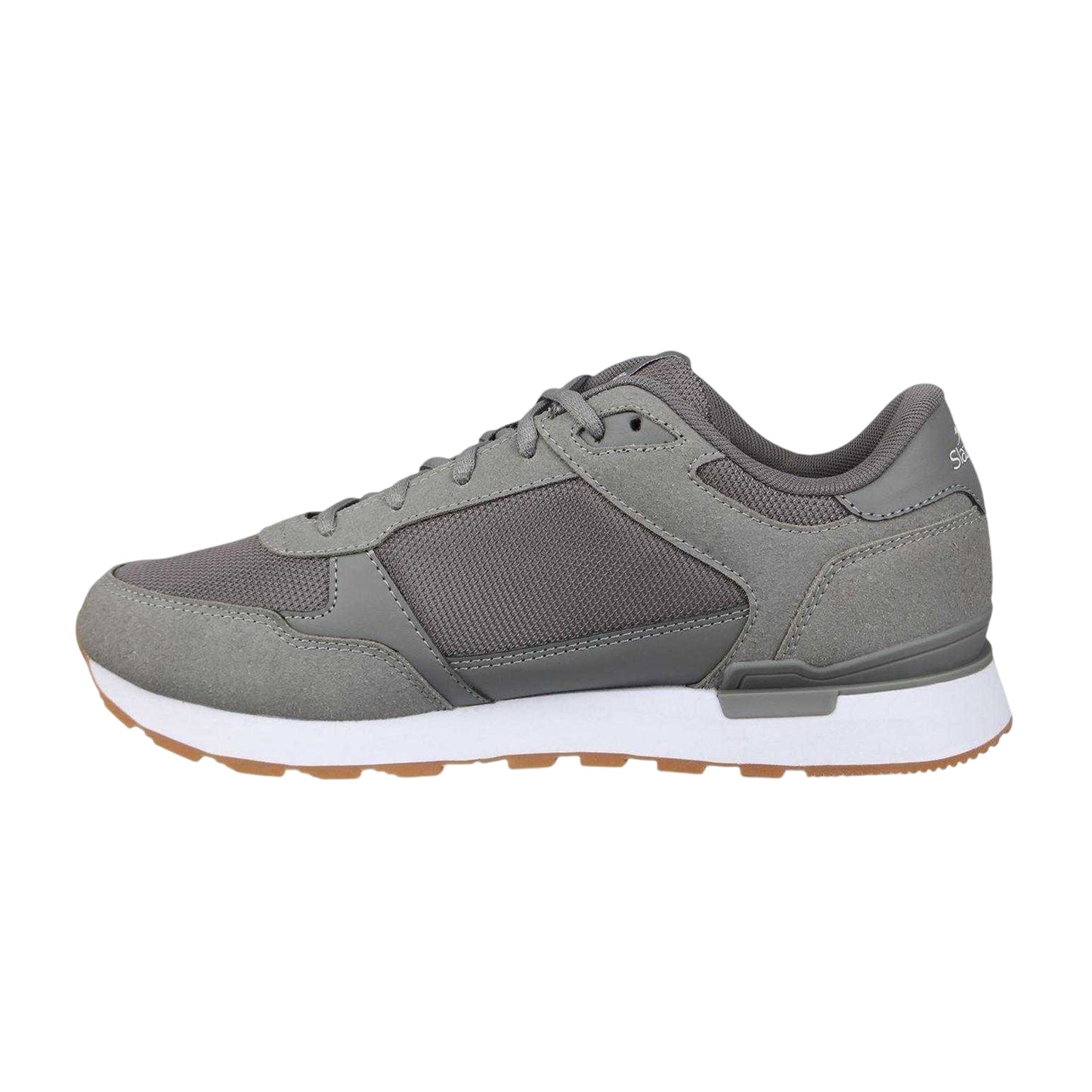 Grey - Back - Slazenger Mens Alford Low Cut Trainers