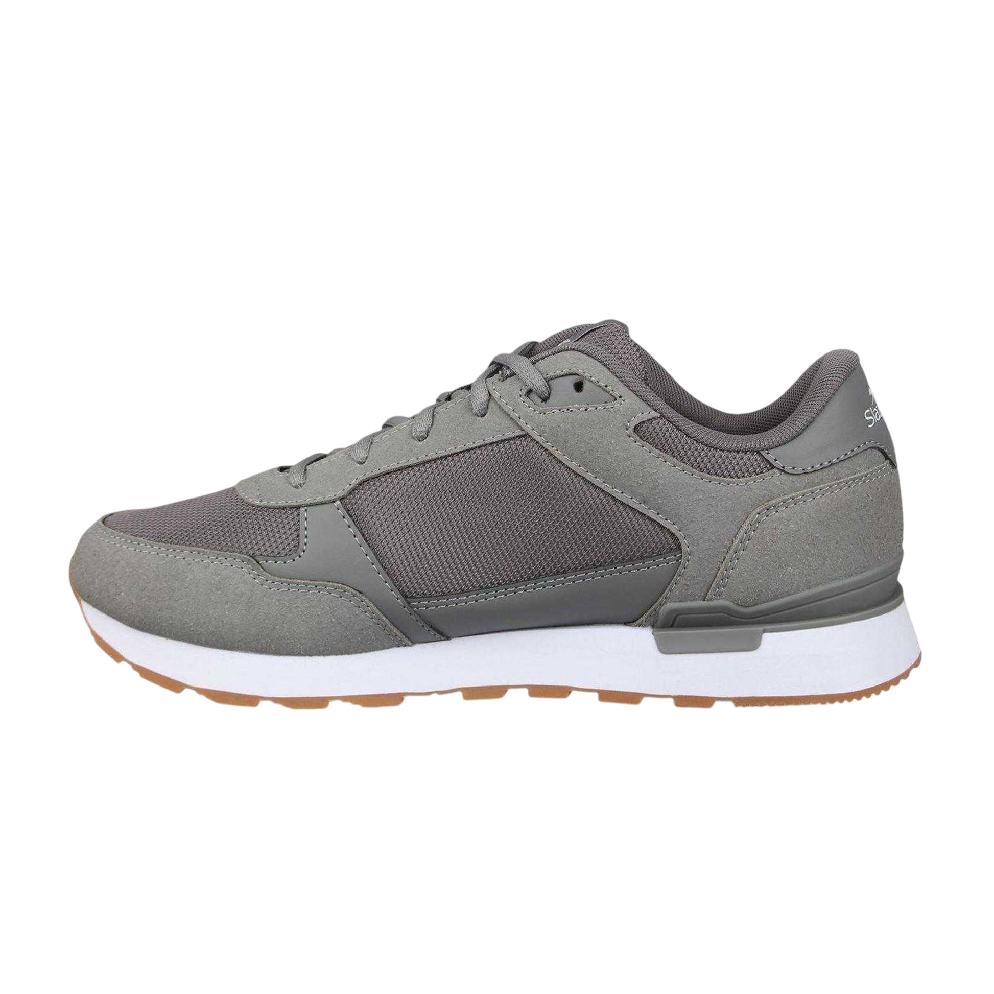 Grey - Back - Slazenger Mens Alford Low Cut Trainers