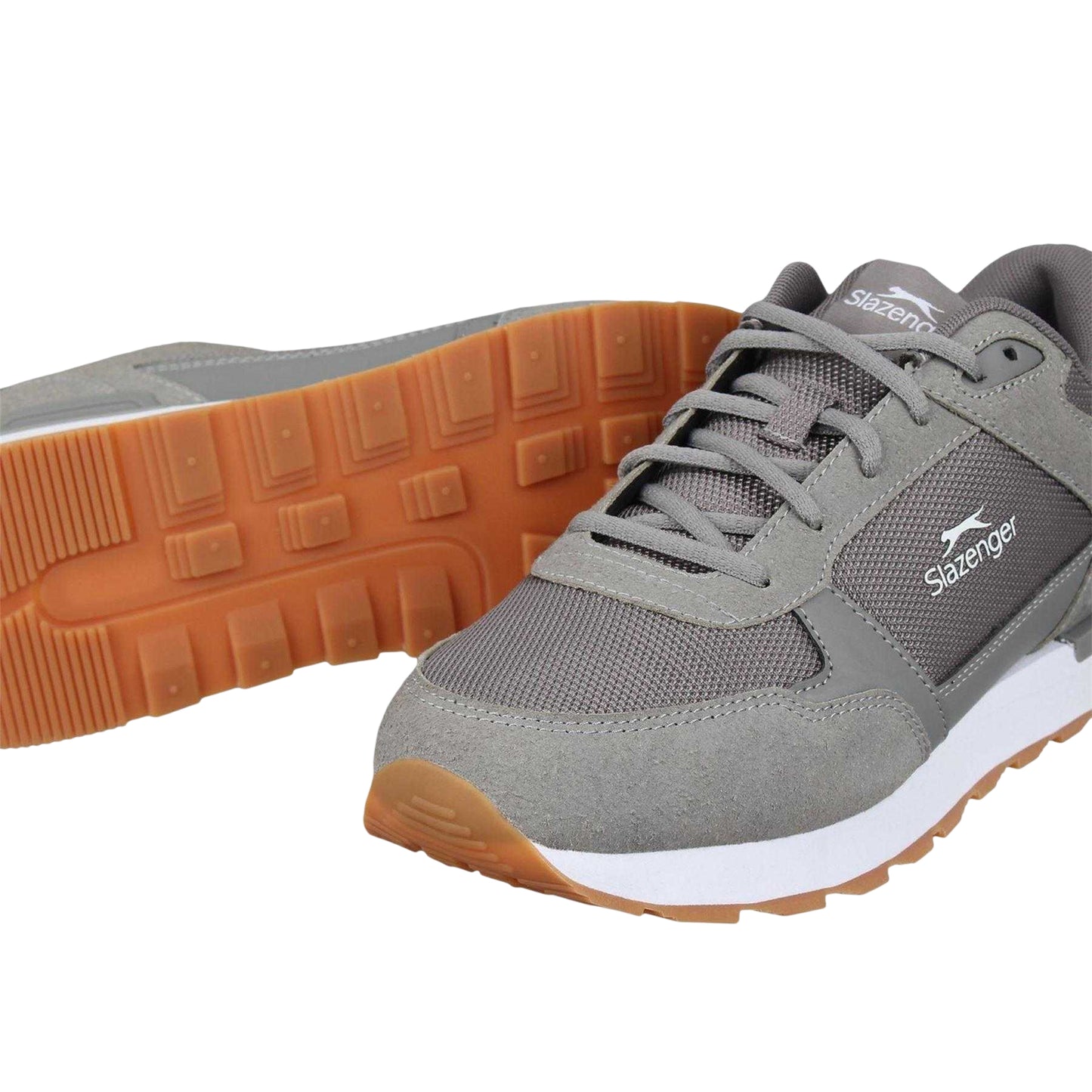 Grey - Lifestyle - Slazenger Mens Alford Low Cut Trainers