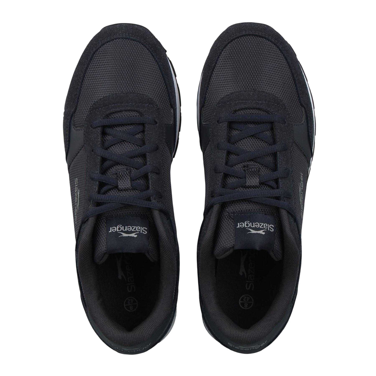 Navy - Side - Slazenger Mens Alford Low Cut Trainers