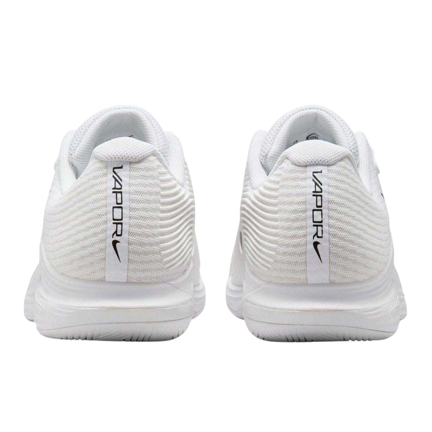 White-Black - Back - Nike Mens Logo Low Cut Tennis Shoes