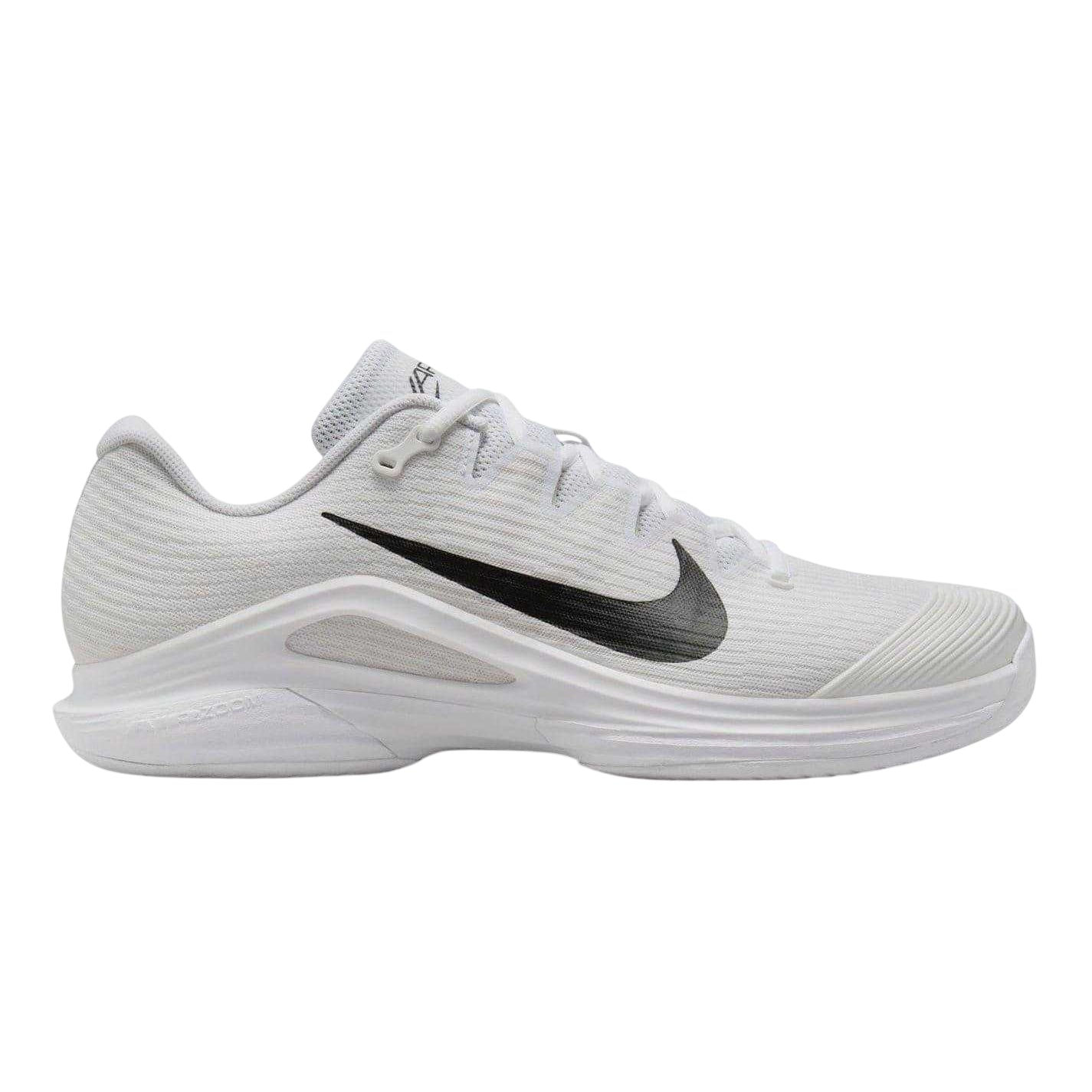 White-Black - Front - Nike Mens Logo Low Cut Tennis Shoes